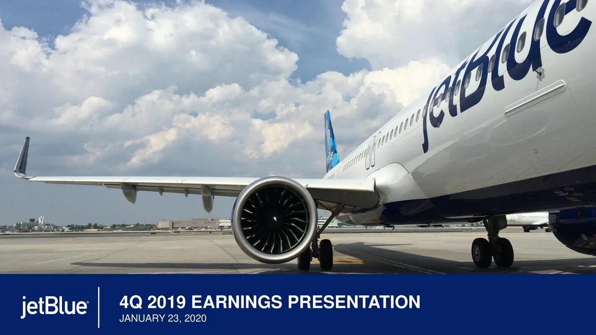 jetBlue | Results Presentation Deck | 24 slides · slide 1