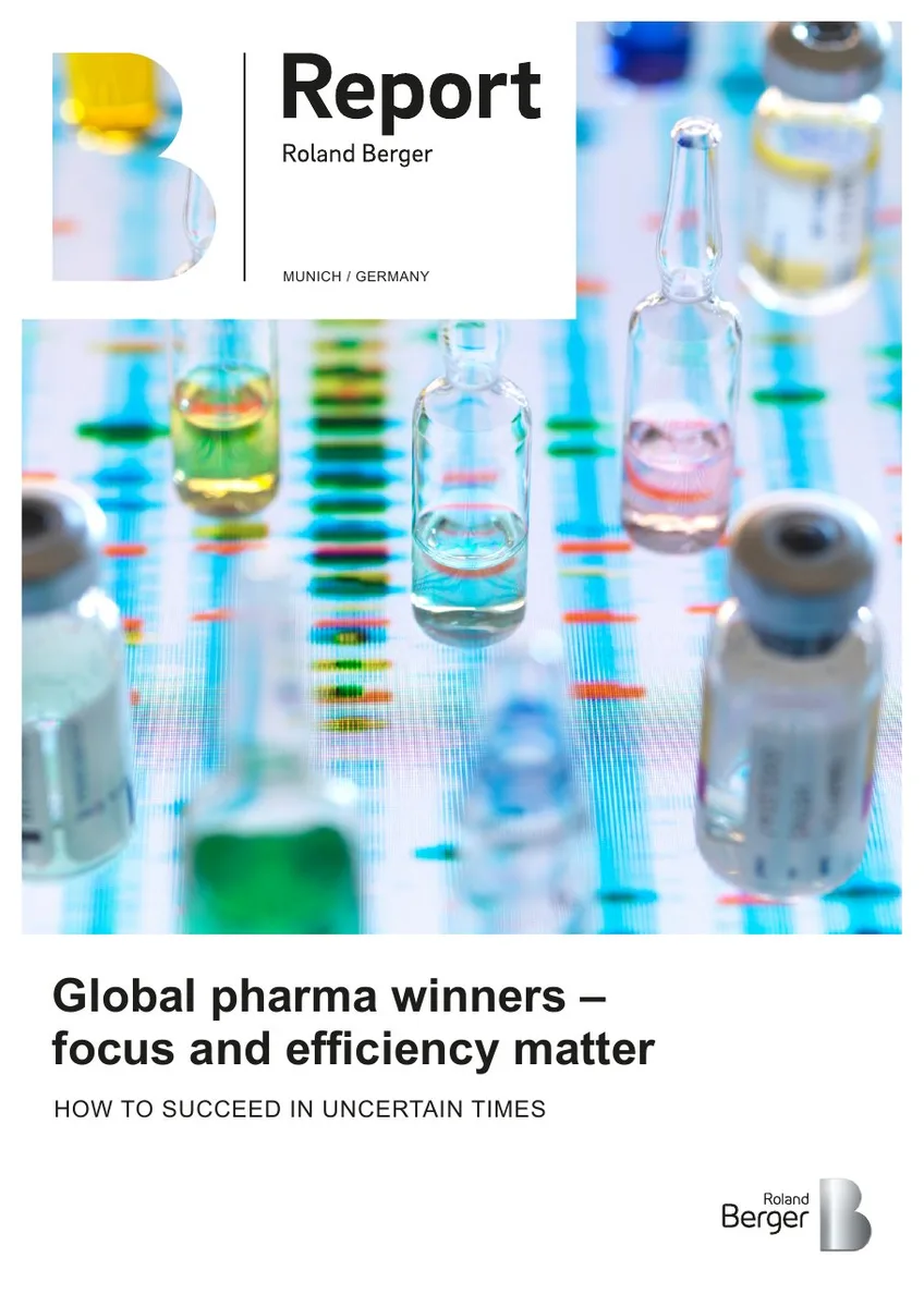 Global pharma winners – focus and efficiency matter · slide 1