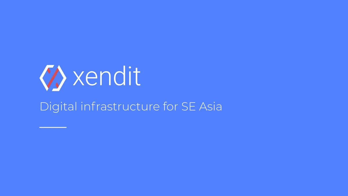 The pitch deck that payments startup Xendit used to raise $150 million · slide 1
