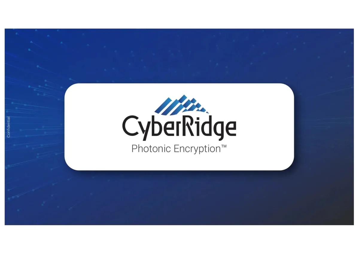 Pitch deck: CyberRidge raises $26M to protect subsea internet data · slide 1