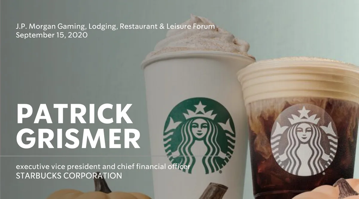 Starbucks | Investor Conference Presentation Deck | 6 slides · slide 1