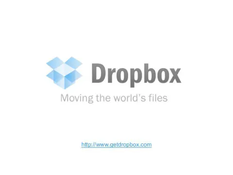 Dropbox | Start Up Pitch Deck | 22 slides