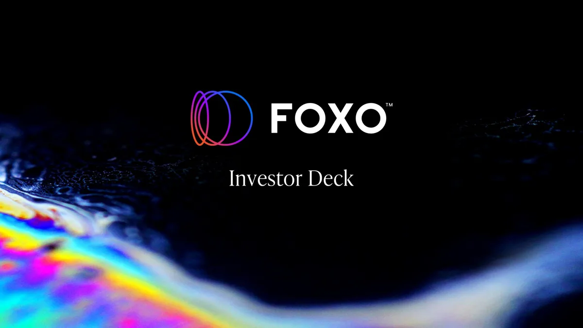 Foxo | SPAC Presentation Deck | 40 slides · slide 1