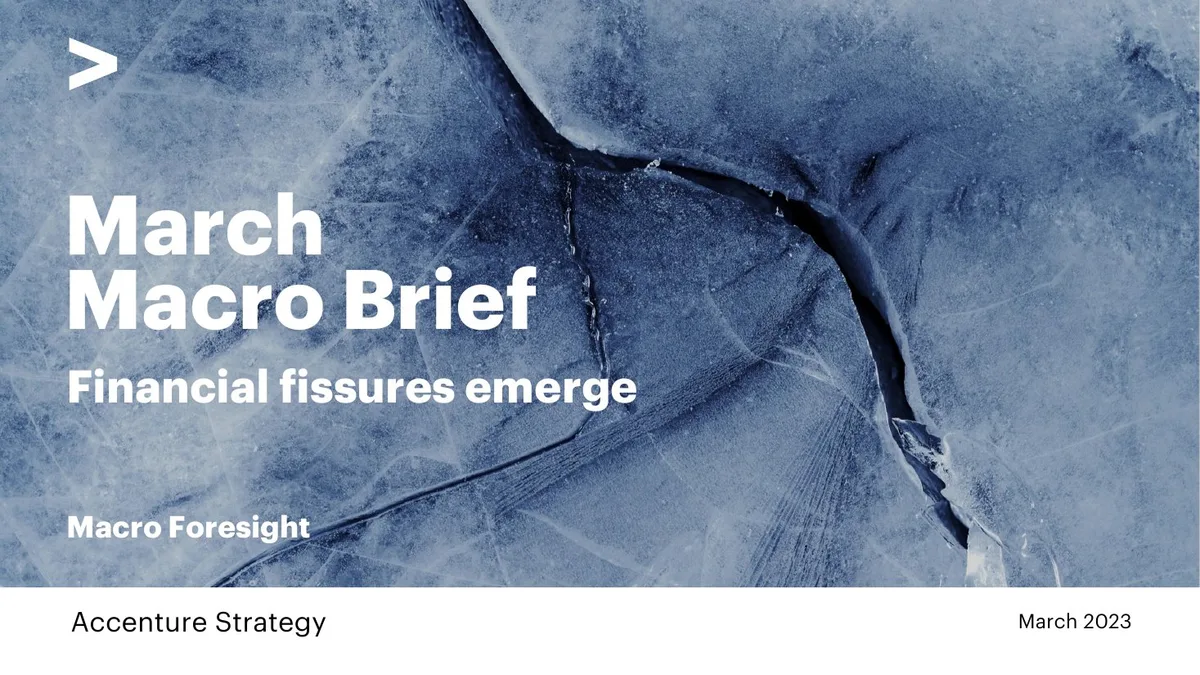 March Macro Brief Financial fissures emerge · slide 1