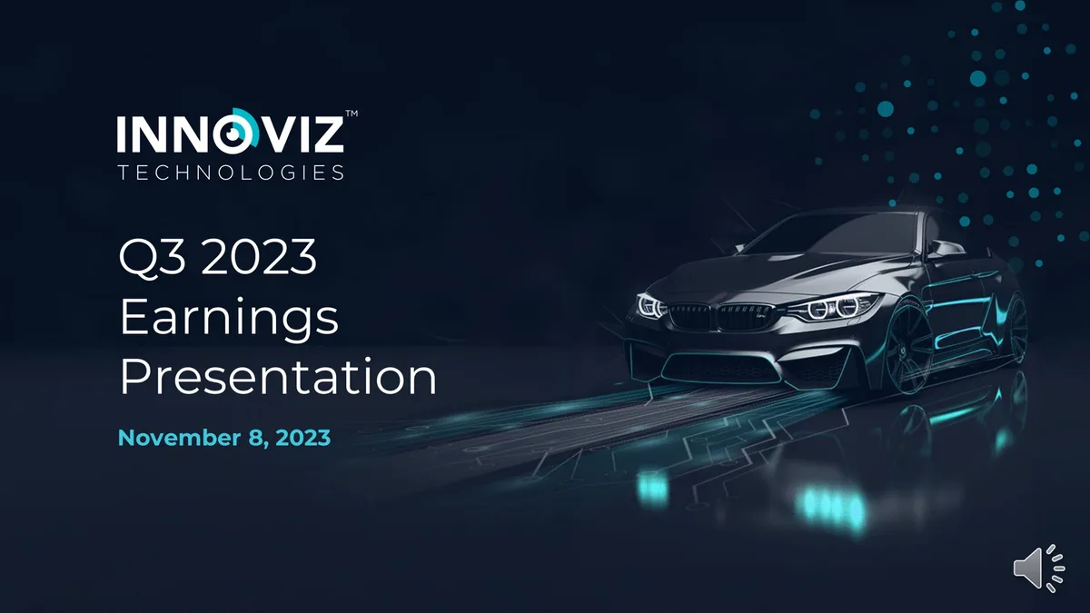 Innoviz | Results Presentation Deck | 20 slides · slide 1