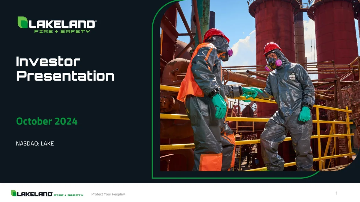 Lakeland Bancorp | Investor Presentation Deck | 31 slides · slide 1