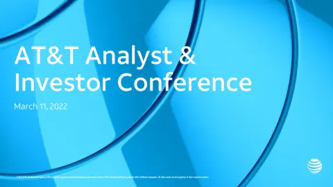 AT&amp;T | Investor Day Presentation Deck | 62 slides
