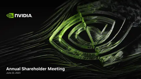 NVIDIA | Shareholder Engagement Presentation Deck | 15 slides