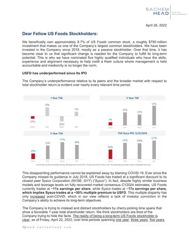 US Foods Holding Corp. (USFD)