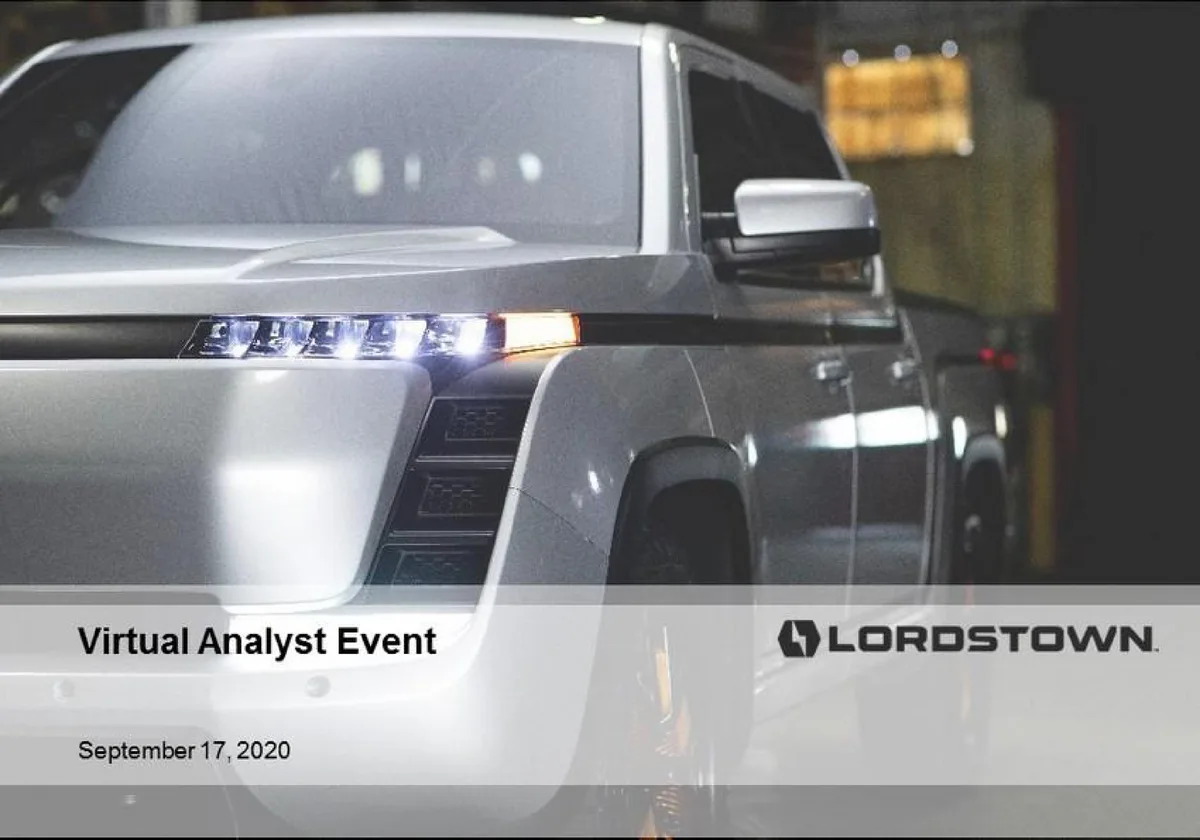 Lordstown Motors | SPAC Presentation Deck | 40 slides · slide 1