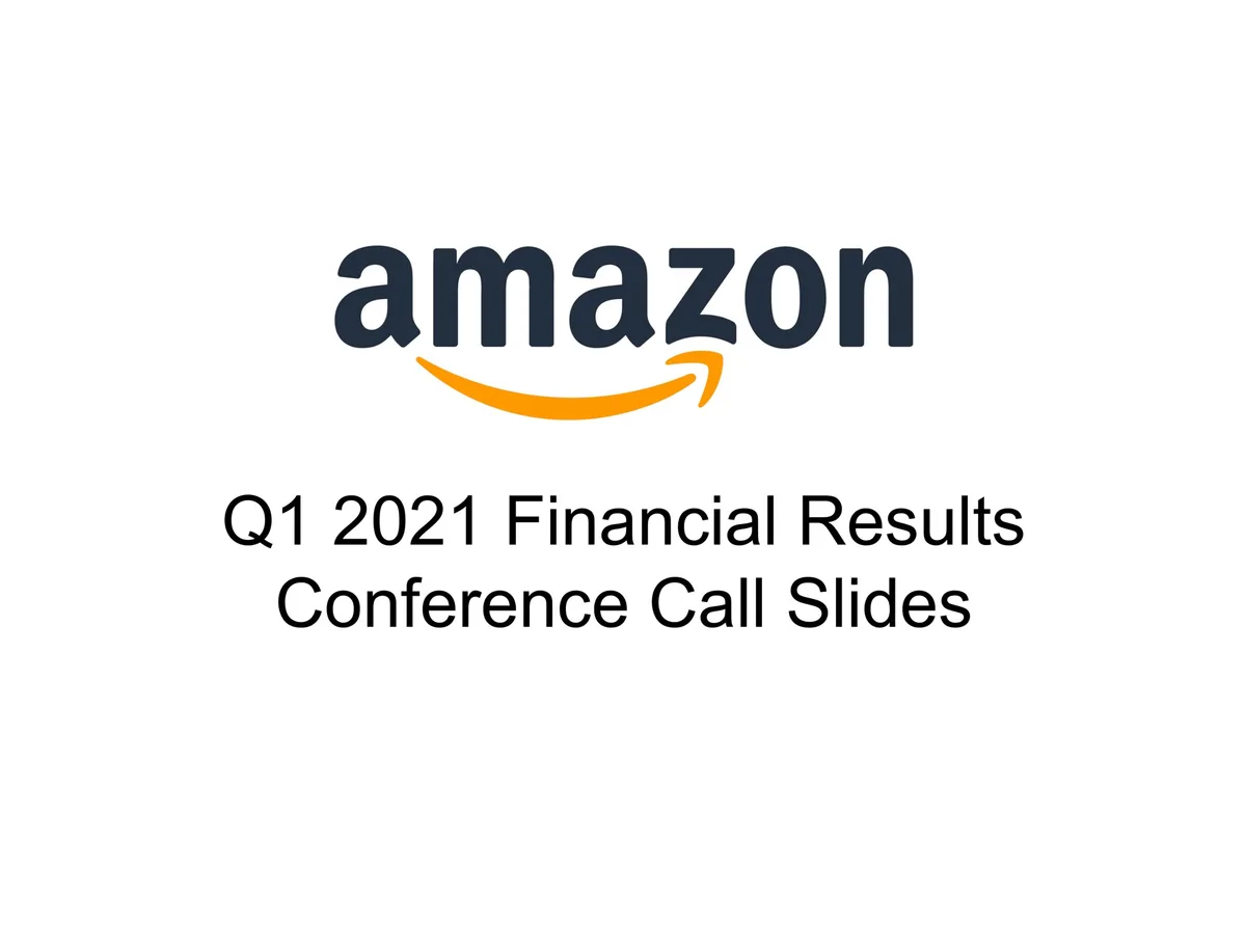 Amazon | Results Presentation Deck | 18 slides · slide 1