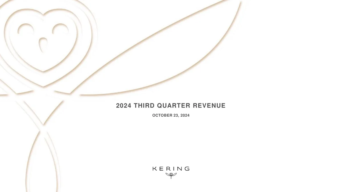 Kering | Results Presentation Deck | 22 slides · slide 1