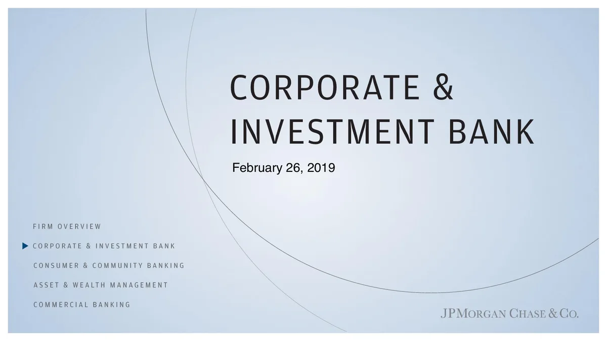 2019 cib investor day ba56d0e8 · slide 1