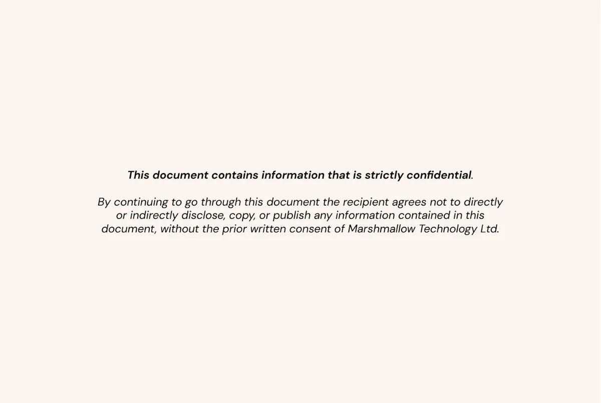UNICORN PITCH DECK: Marshmallow becomes one of the UK's first ever Black-founded $1 billion startups with a fresh $85 million fundraise led by Hedosophia · slide 1