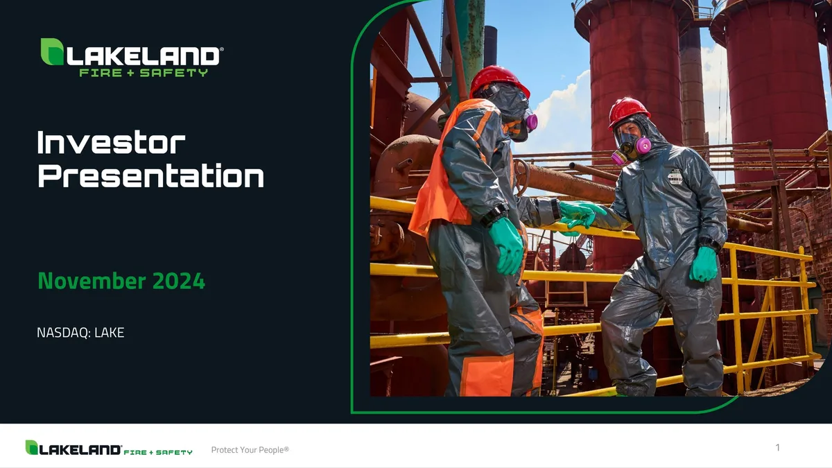 Lakeland Bancorp | Investor Presentation Deck | 31 slides · slide 1