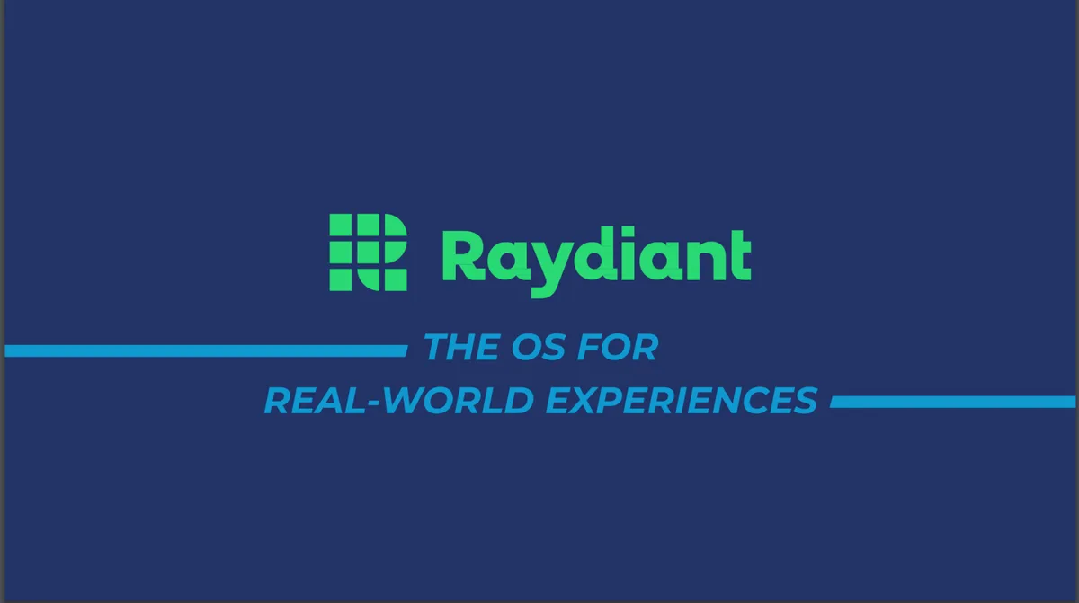 Check out the pitch deck startup Raydiant;; which aspires to be the Square of in-store tech;; used to raise $13 million from investors including Mark Wahlberg · slide 1