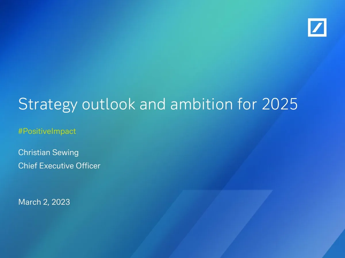 02 20230302 SDD Strategy Outlook and Ambition for 2025 · slide 1