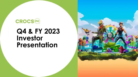 Crocs | Results Presentation Deck | 41 slides