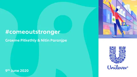 Unilever | Investor Event Presentation Deck | 25 slides
