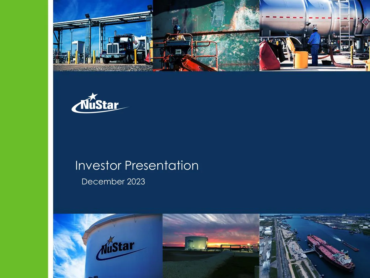 NuStar Energy | Investor Presentation Deck | 35 slides · slide 1