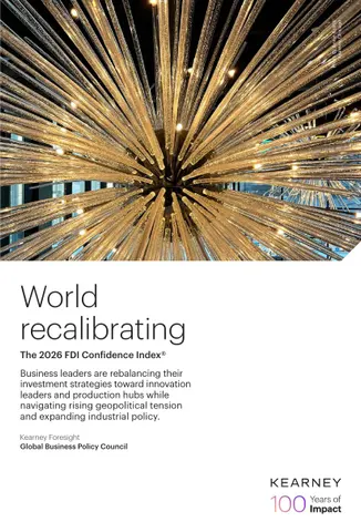 World recalibrating 2026 FDI