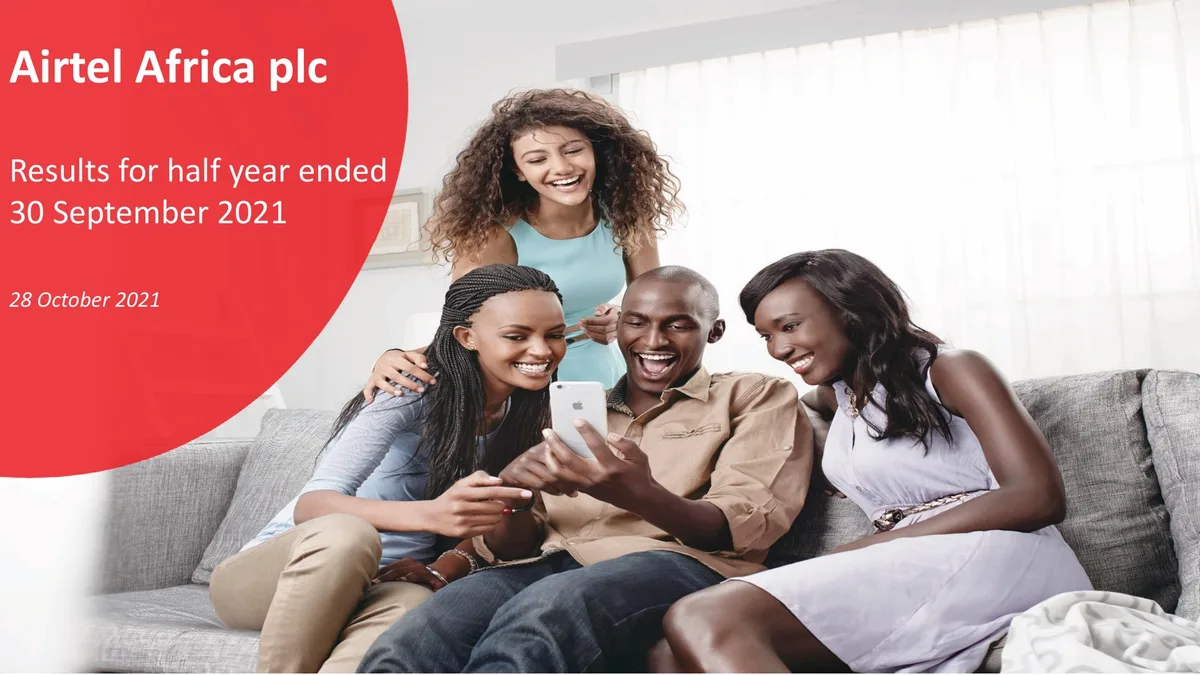 Airtel Africa | Results Presentation Deck | 40 slides · slide 1