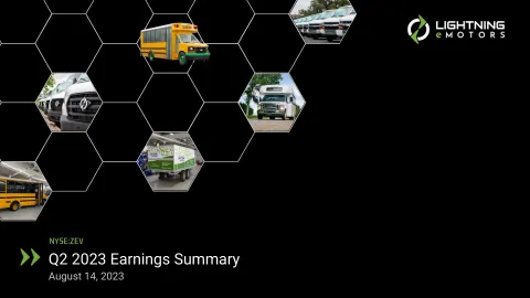 Lightning eMotors | Results Presentation Deck | 25 slides