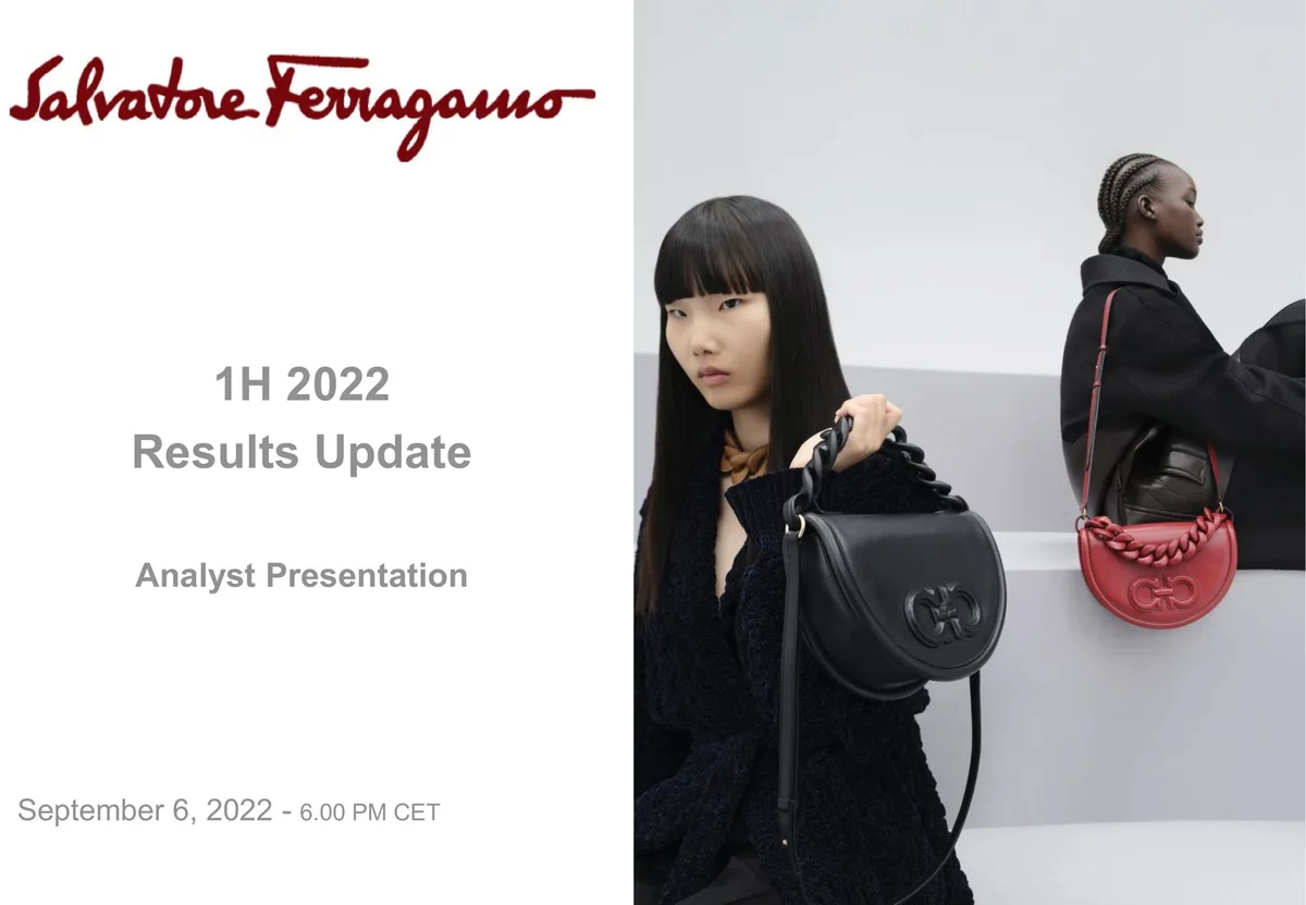 Salvatore Ferragamo | Results Presentation Deck | 13 slides · slide 1