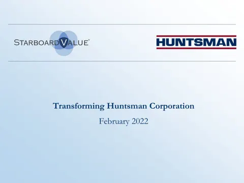 Huntsman Corporation (HUN)
