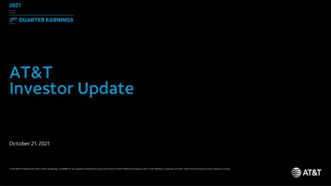 AT&amp;T | Results Presentation Deck | 11 slides