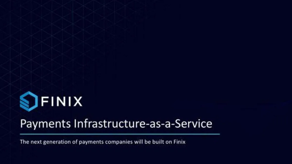 Finix pitch deck · slide 1
