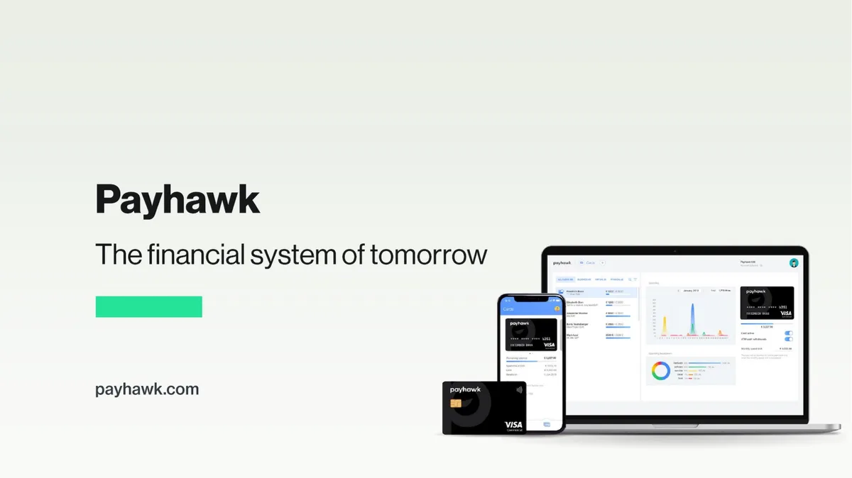 Check out the 21-slide pitch deck Payhawk;; an expense automation fintech;; used to raise $112 million from Stripe-backer Greenoaks · slide 1