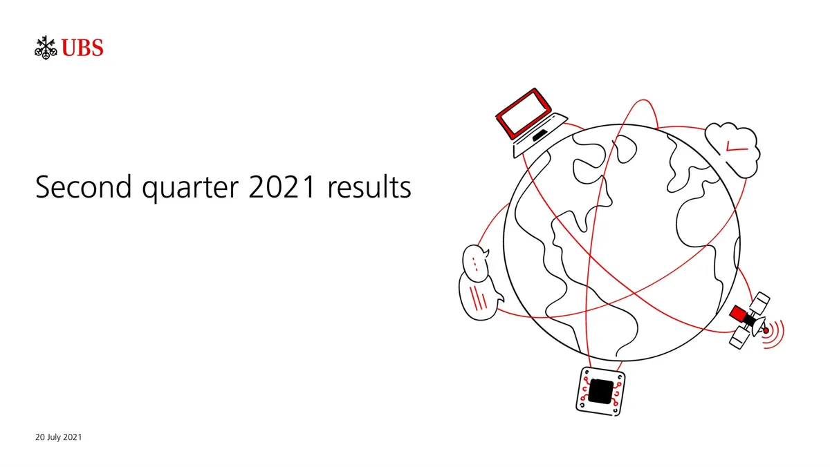 UBS | Results Presentation Deck | 27 slides · slide 1