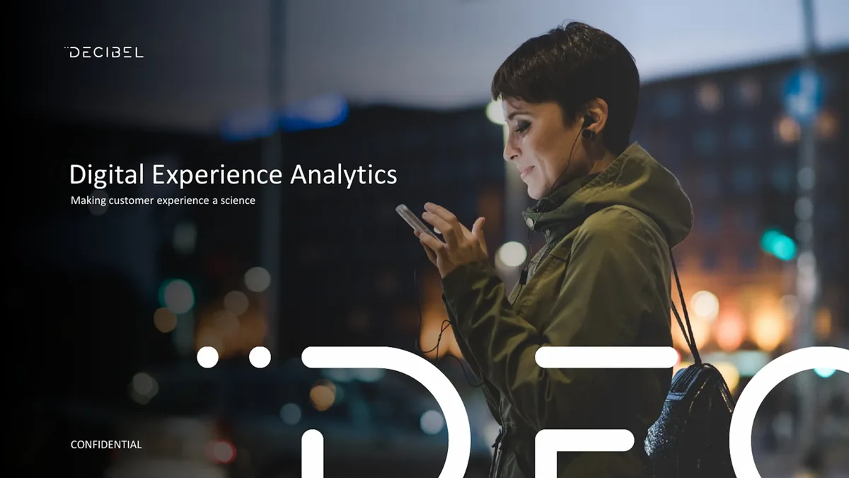 Includes company logo and tagline 'Making customer experience a science'.