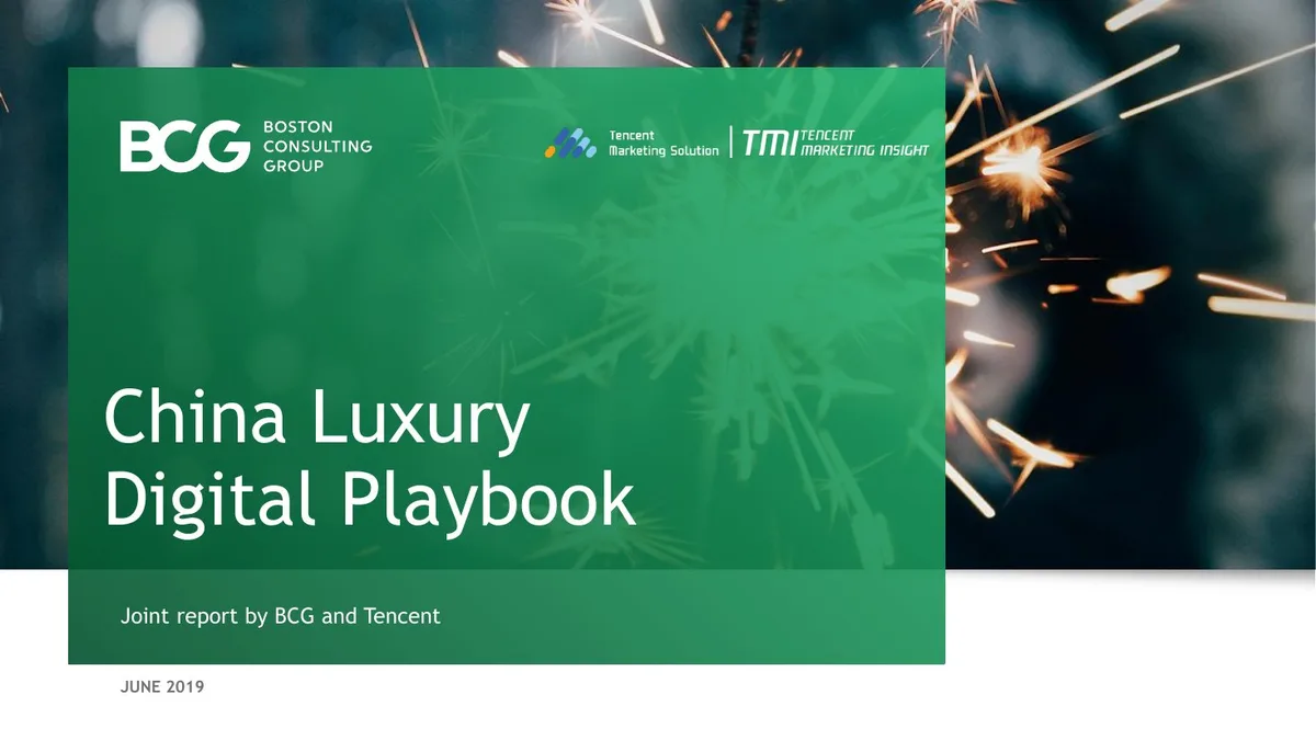 China Luxury Digital Playbook · slide 1