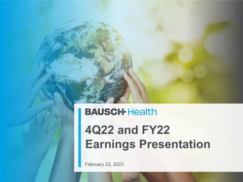 Bausch Health Companies | Results Presentation Deck | 62 slides