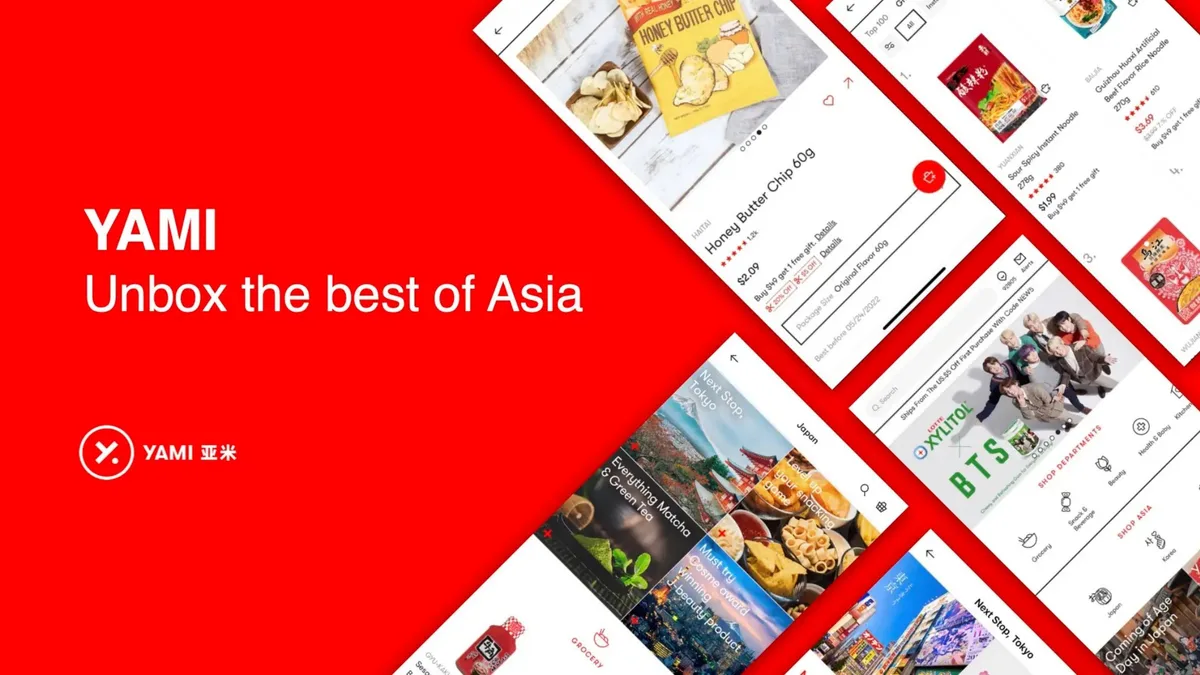 See pitch deck Asian marketplace Yami used to nab $50 million · slide 1