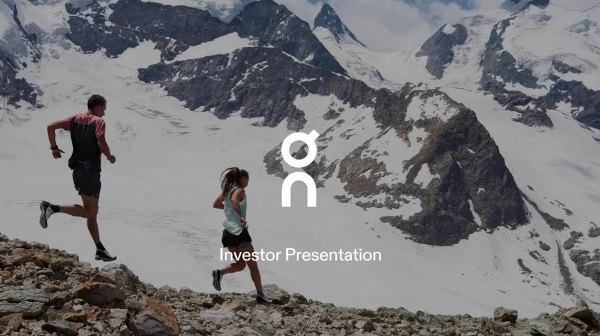 On Holding | IPO Presentation Deck | 35 slides · slide 1