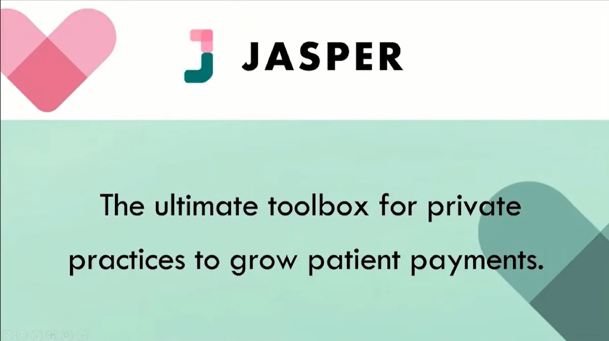 Jasper | Start Up Pitch Deck | 10 slides · slide 1