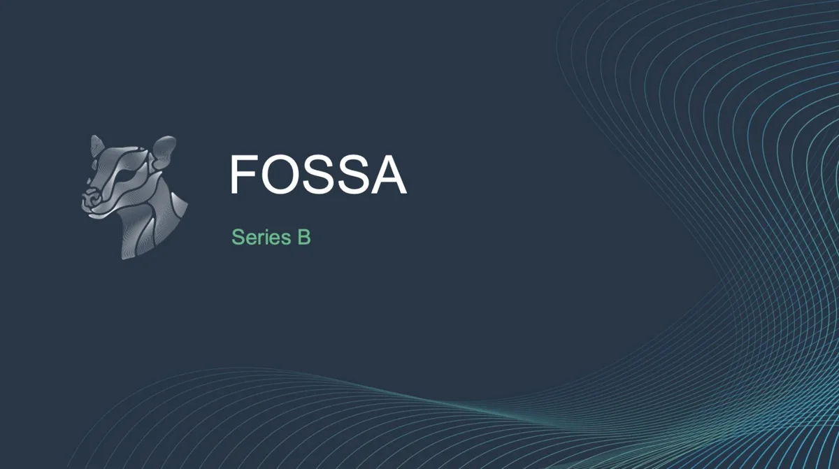 The pitch deck that landed startup FOSSA a $23 million Series B · slide 1