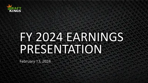 DraftKings | Results Presentation Deck | 18 slides