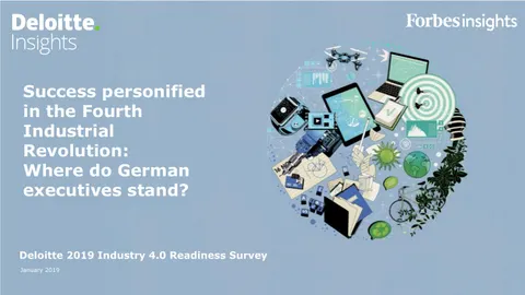 Deloitte 2019 Industry 4.0 Readiness Survey