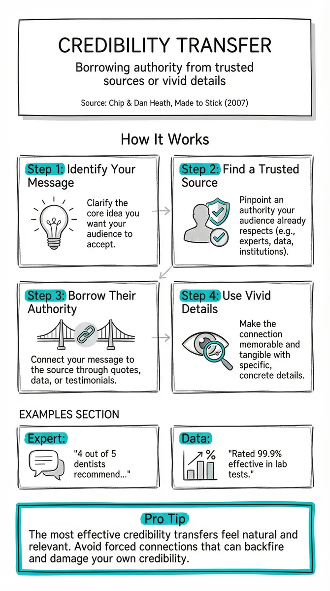 Credibility Transfer pattern illustration