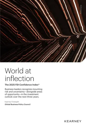 World at inflection 2025 FDI Confidence Index