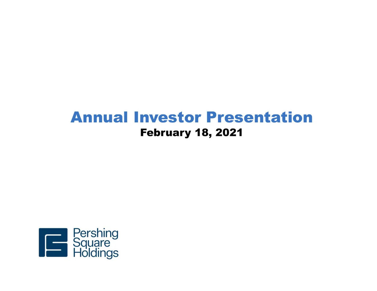 Pershing Square Holdings Portfolio (multi-position) (PSH) · slide 1