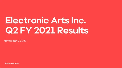 Electronic Arts | Results Presentation Deck | 21 slides
