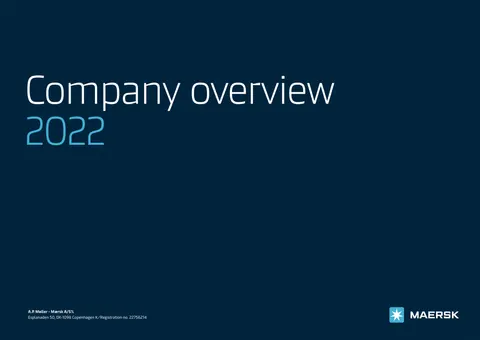 Maersk | Investor Presentation Deck | 10 slides