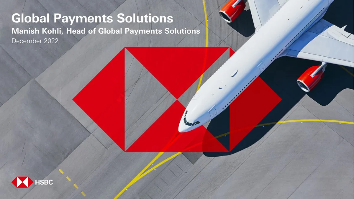 HSBC | Investor Day Presentation Deck | 13 slides · slide 1