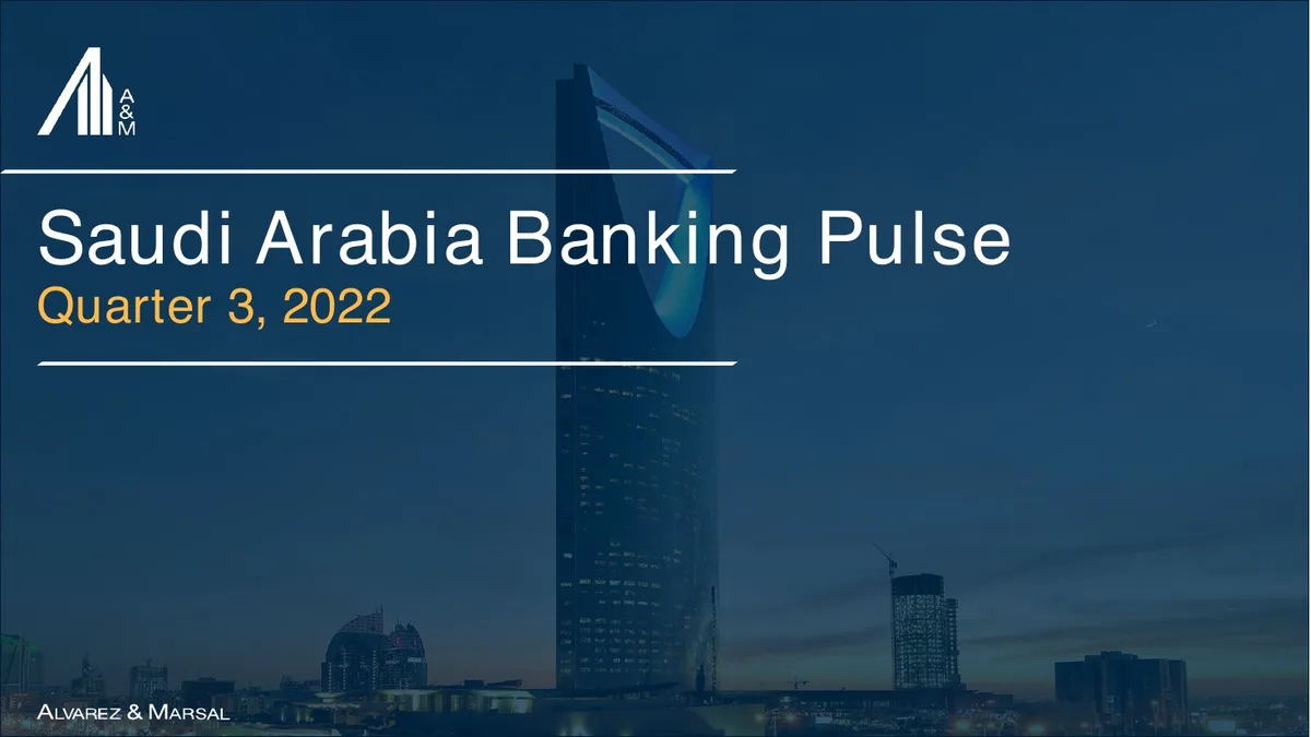 Saudi Arabia Banking Pulse Quarter 3, 2022 · slide 1