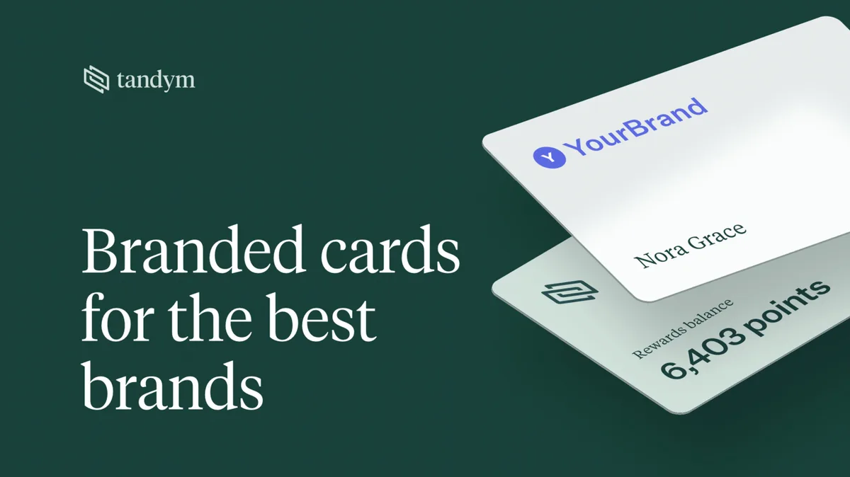 Pitch deck credit-card startup Tandym used to raise its seed round · slide 1